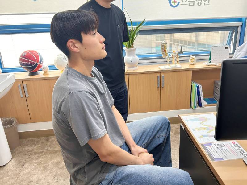 대구FC 한태희 선수 검진차 내원