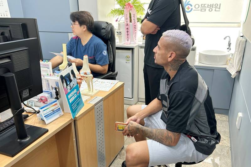 대구FC 단레이 선수 메디컬테스트