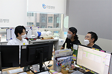 한화이글스 김범수선수 으뜸병원 치료차 내원
