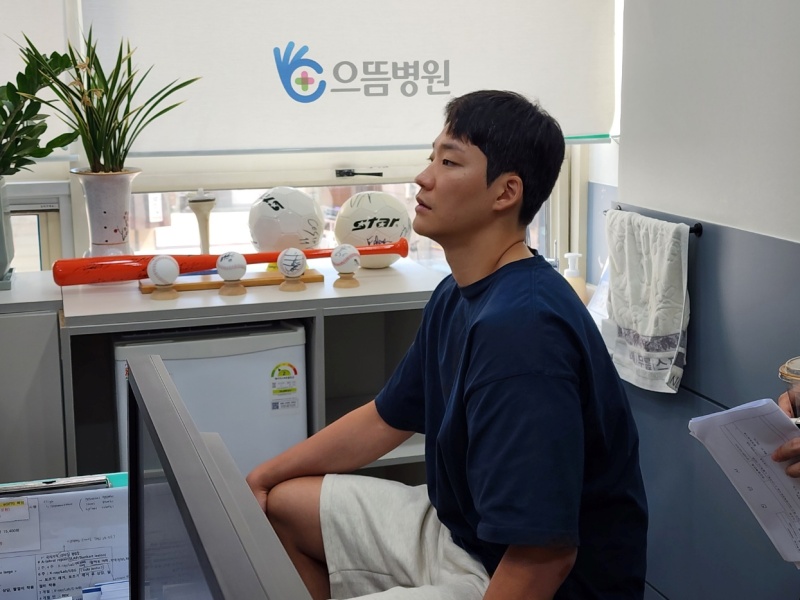 한국가스공사 농구단 이대헌 선수 검진차 내원